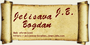 Jelisava Bogdan vizit kartica